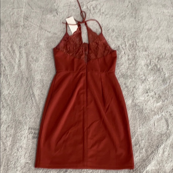 Lace Detailed Cocktail Dress - Picture 2 of 3